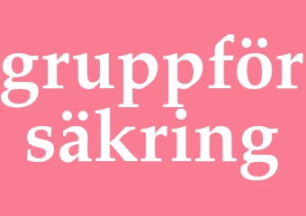Synonym gruppförsäkring