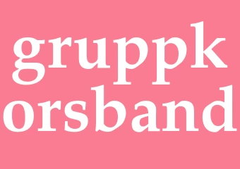 Synonym gruppkorsband