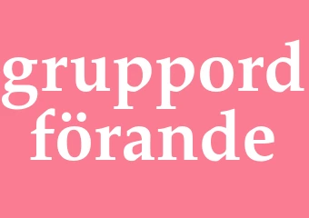 Synonym gruppordförande
