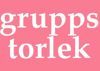 Synonym gruppstorlek