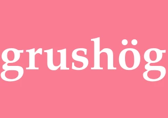 Synonym grushög