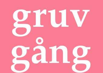 Synonym gruvgång