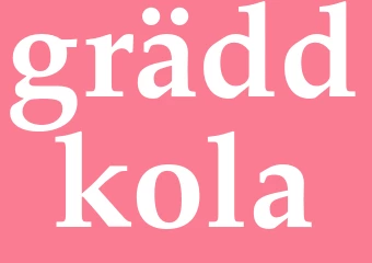 Synonym gräddkola