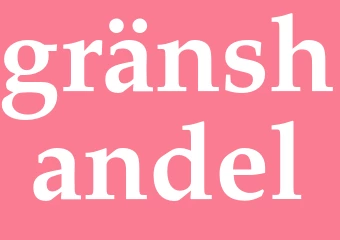 Synonym gränshandel
