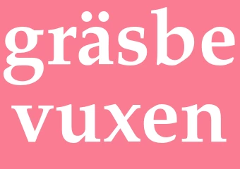 Synonym gräsbevuxen