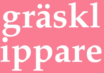 Synonym gräsklippare