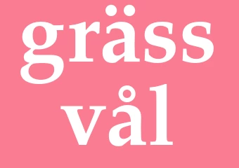 Synonym grässvål