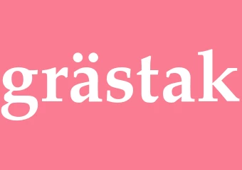 Synonym grästak