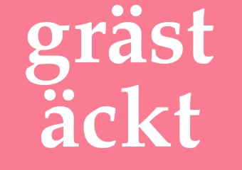 Synonym grästäckt