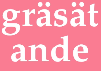 Synonym gräsätande