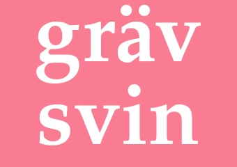 Synonym grävsvin