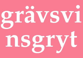 Synonym grävsvinsgryt