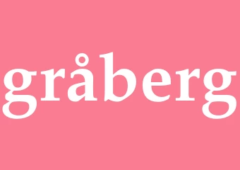 Synonym gråberg