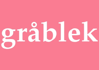 Synonym gråblek
