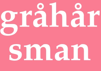 Synonym gråhårsman