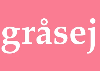 Synonym gråsej