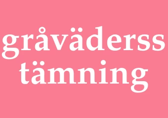 Synonym gråvädersstämning