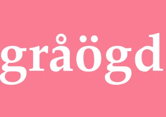 Synonym gråögd