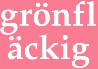 Synonym grönfläckig
