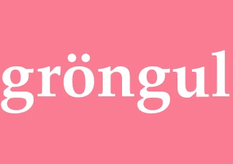 Synonym gröngul