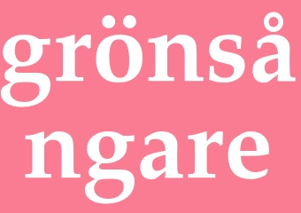 Synonym grönsångare
