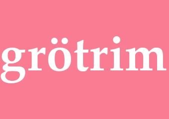 Synonym grötrim