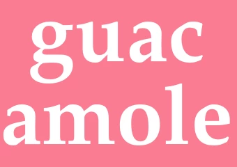 Synonym guacamole