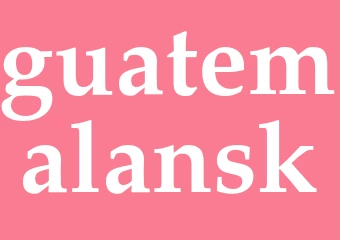 Synonym guatemalansk
