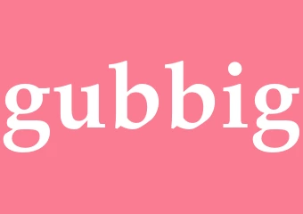 Synonym gubbig
