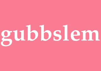 Synonym gubbslem
