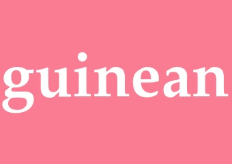 Synonym guinean