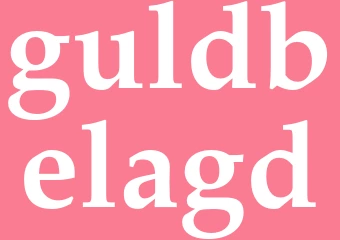 Synonym guldbelagd