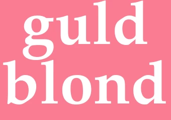 Synonym guldblond