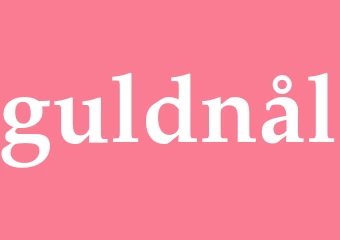 Synonym guldnål