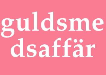 Synonym guldsmedsaffär