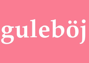 Synonym guleböj