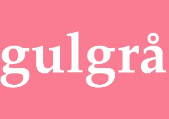 Synonym gulgrå