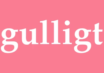 Synonym gulligt
