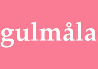 Synonym gulmåla