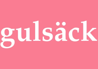Synonym gulsäck