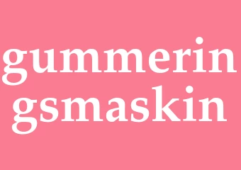 Synonym gummeringsmaskin
