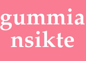 Synonym gummiansikte