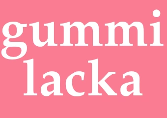 Synonym gummilacka