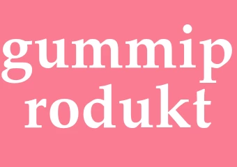 Synonym gummiprodukt