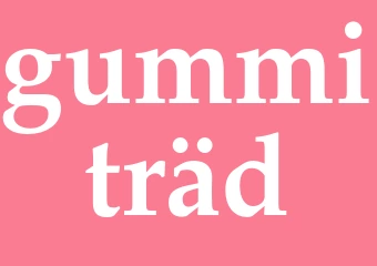 Synonym gummiträd