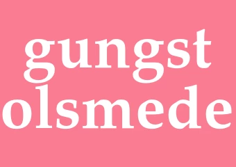 Synonym gungstolsmede