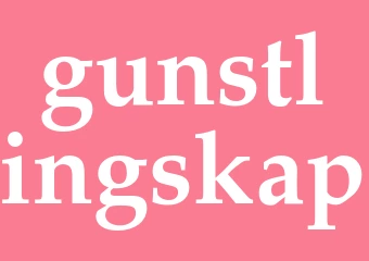 Synonym gunstlingskap