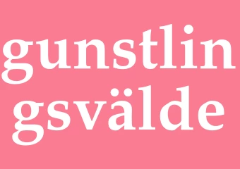 Synonym gunstlingsvälde