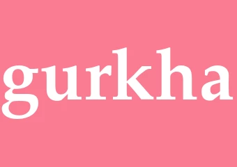 Synonym gurkha