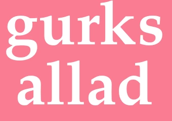 Synonym gurksallad
